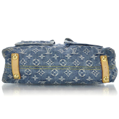 Louis Vuitton Denim Baggy GM Blue 6 of 10