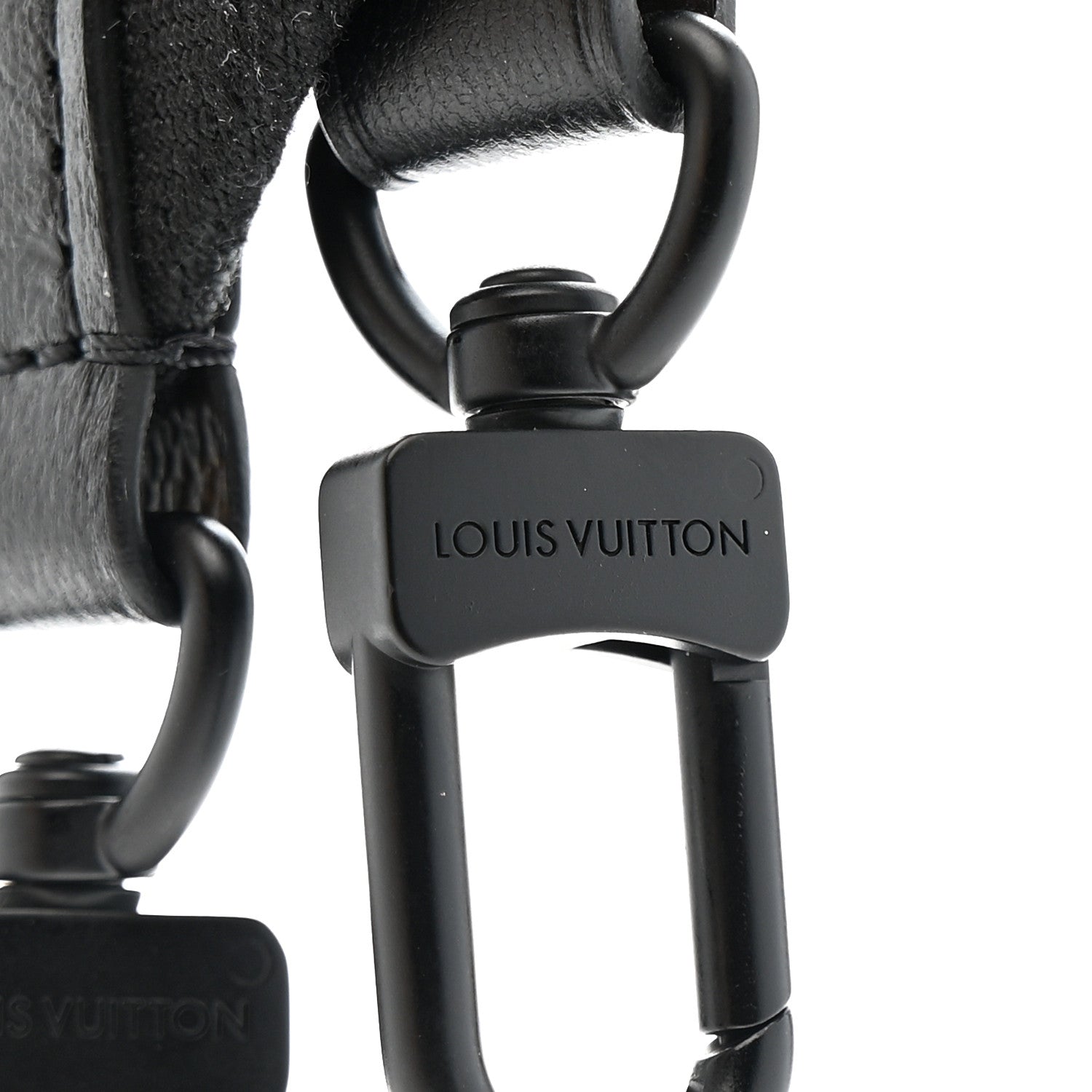 Louis Vuitton Jacquard Canvas Keepall Bandouliere Adjustable Shoulder Strap Black 3 of 3