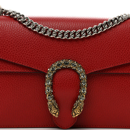 Gucci Dollar Calfskin Swarovski Crystal Small Dionysus Shoulder Bag Hibiscus Red 9 of 15