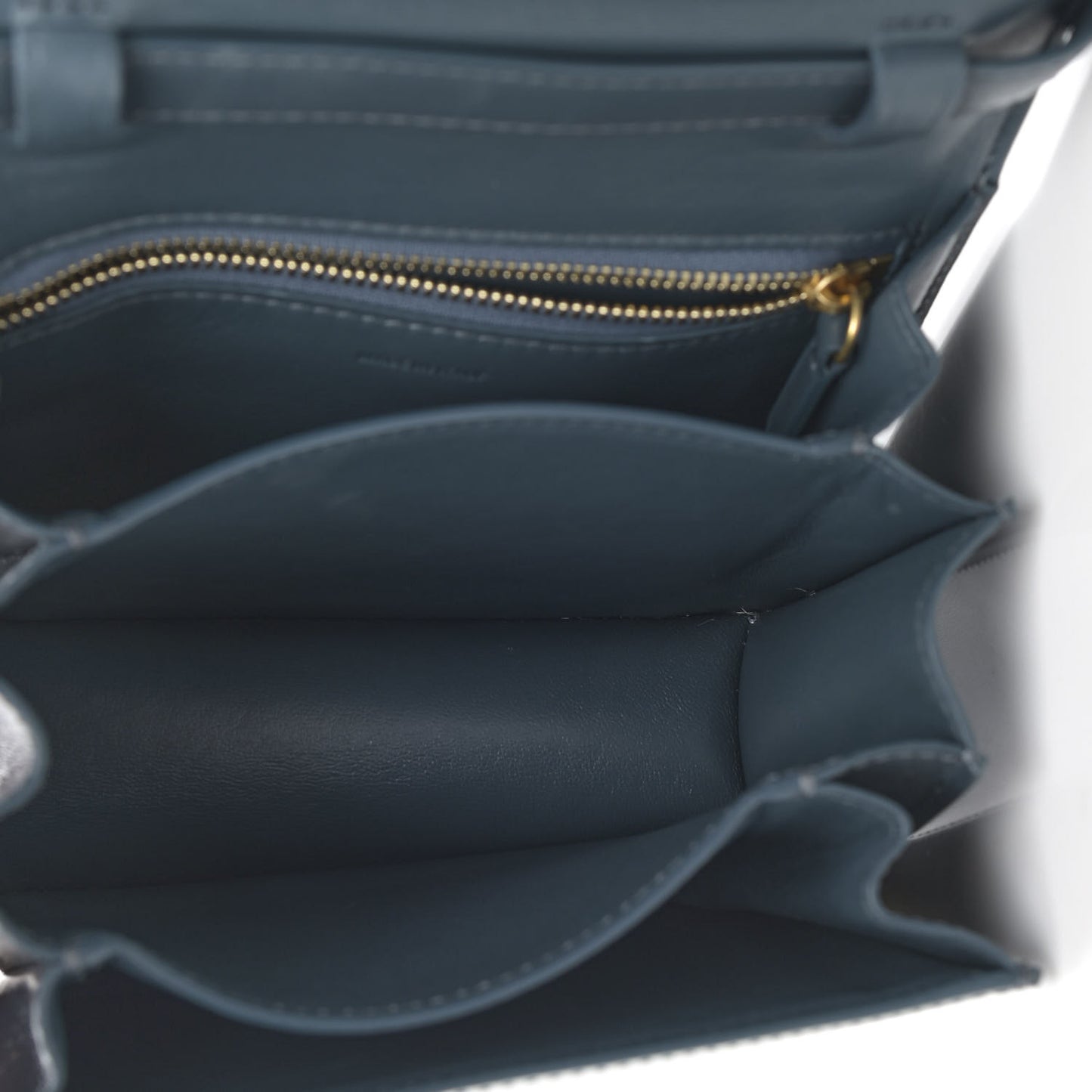 Box Calfskin Small Classic Box Flap Bag Petrol