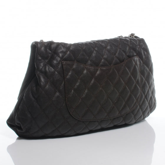 Chanel Caviar Maxi Elastic Flap Brown 3 of 7