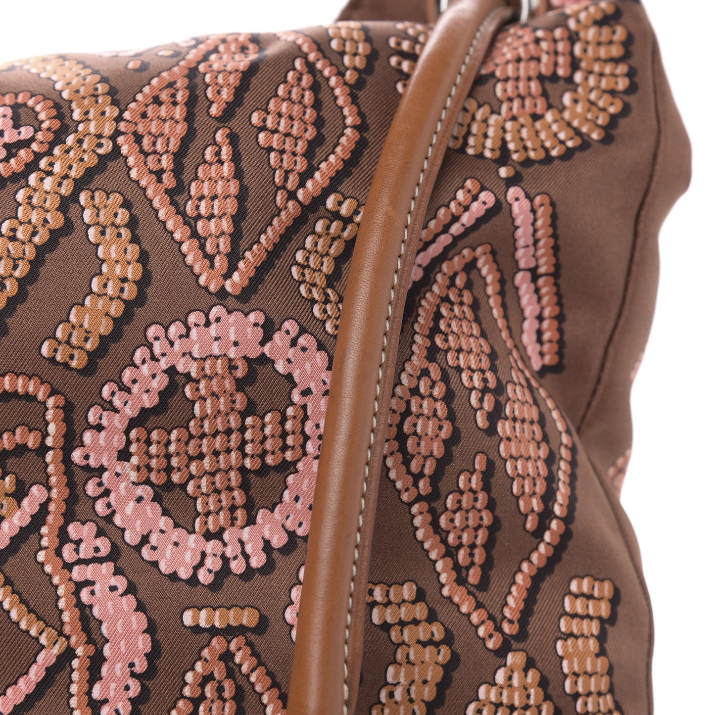 Silk Barenia Kelly En Perles Silky City 33 Bag Fauve Terre