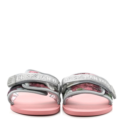 Christian Dior Canvas Nylon Camouflage Dio(r)evolution Mule Slide Sandals 38 Willow Green 2 of 9
