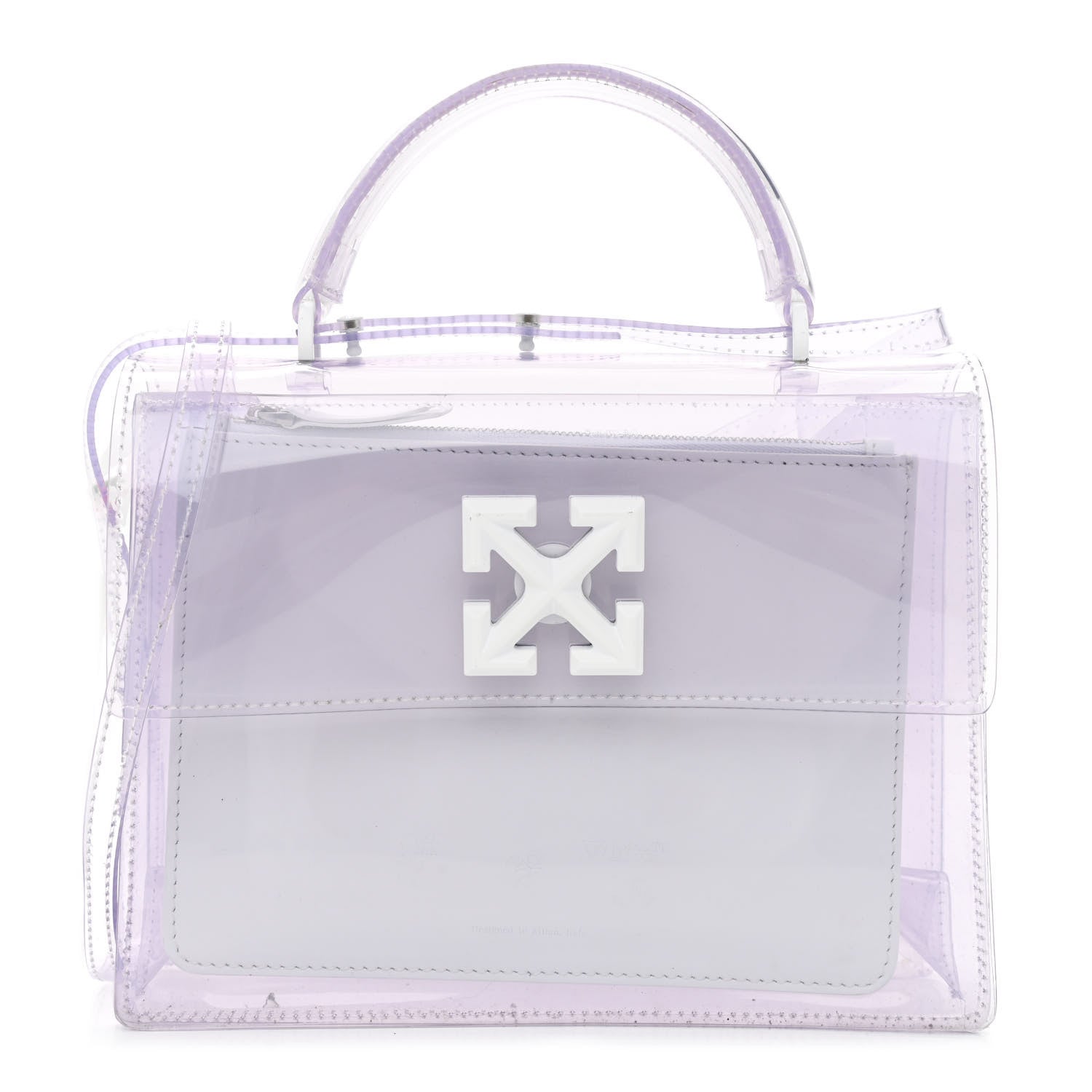 Off-White Transparent Jitney 2.8 Shoulder Bag 1 of 11