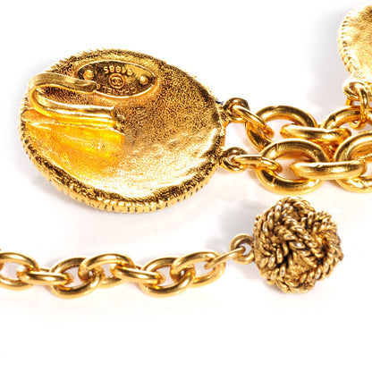 Chanel Chain CC Medallion Belt Gold 3 of 5