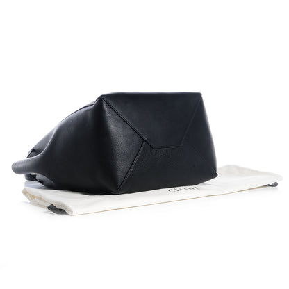 Celine Soft Grained Calfskin Medium Cabas Phantom Black 4 of 7