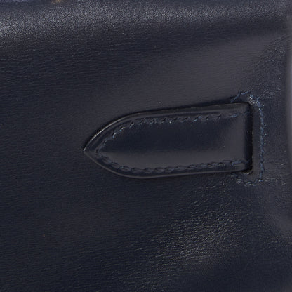Hermes Box Kelly Retourne 32 Indigo 11 of 40