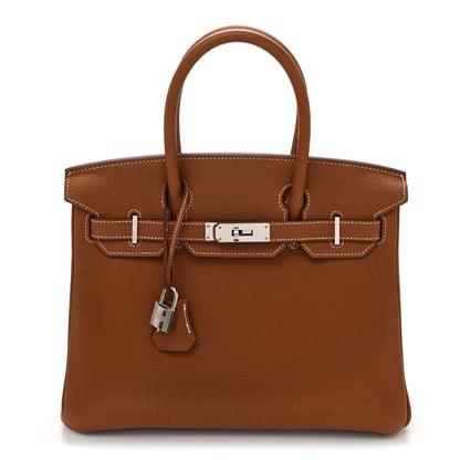 Hermes Togo Birkin 30 Gold 1 of 12