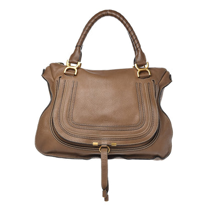 Chloe Calfskin Large Marcie Satchel Nut 1 of 14