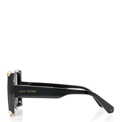 Louis Vuitton Acetate Nylon In The Mood For Love Sunglasses Z1294W Black 3 of 7