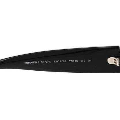 Chanel Acetate CC Sunglasses 5373 Black 5 of 9