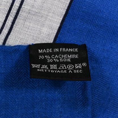 Hermes Cashmere Silk Bride De Cour Remix Shawl 140 3 of 7