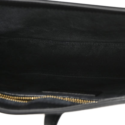 Saint Laurent Smooth Calfskin Le 5 A 7 Hobo Black 5 of 11