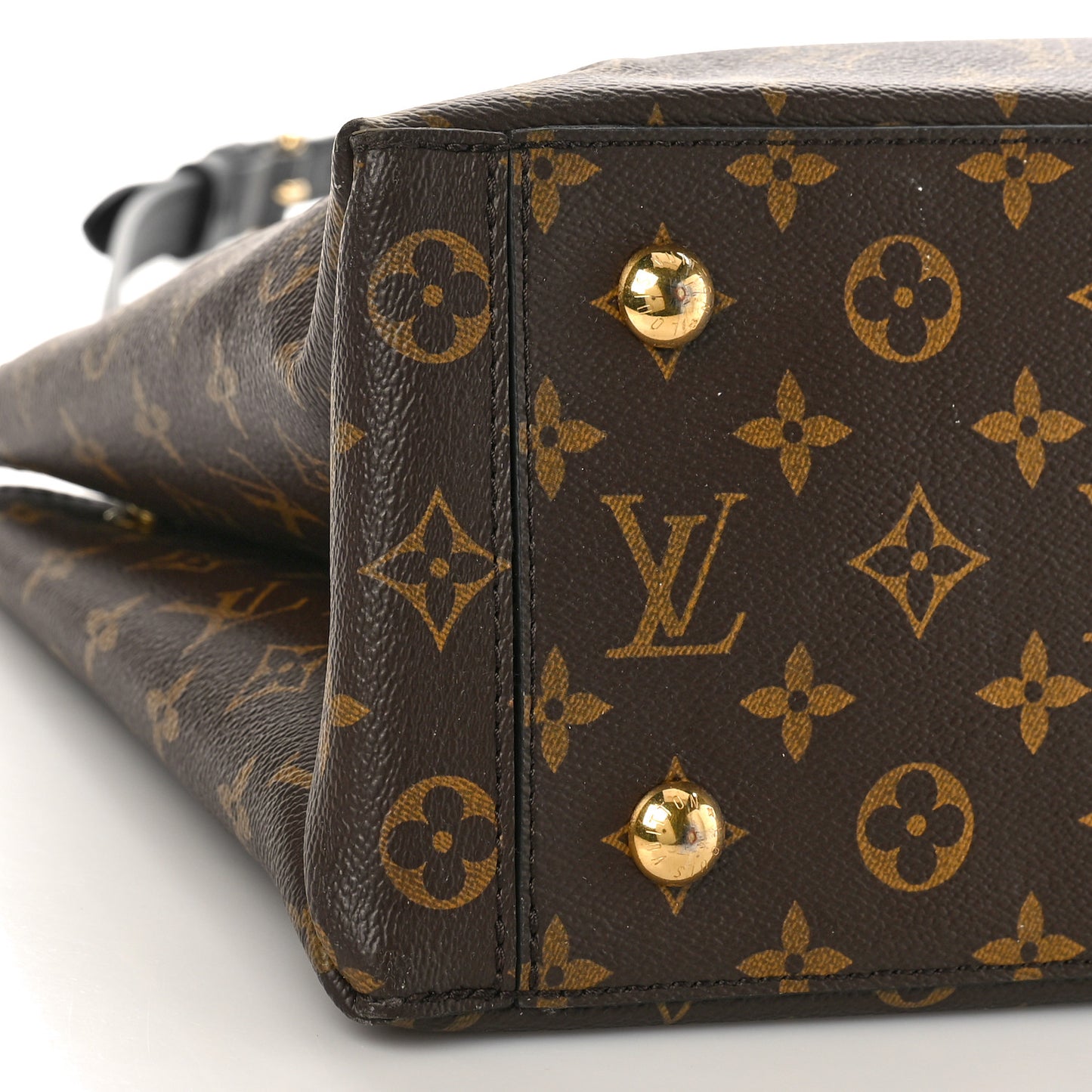 Monogram Flower Tote Black