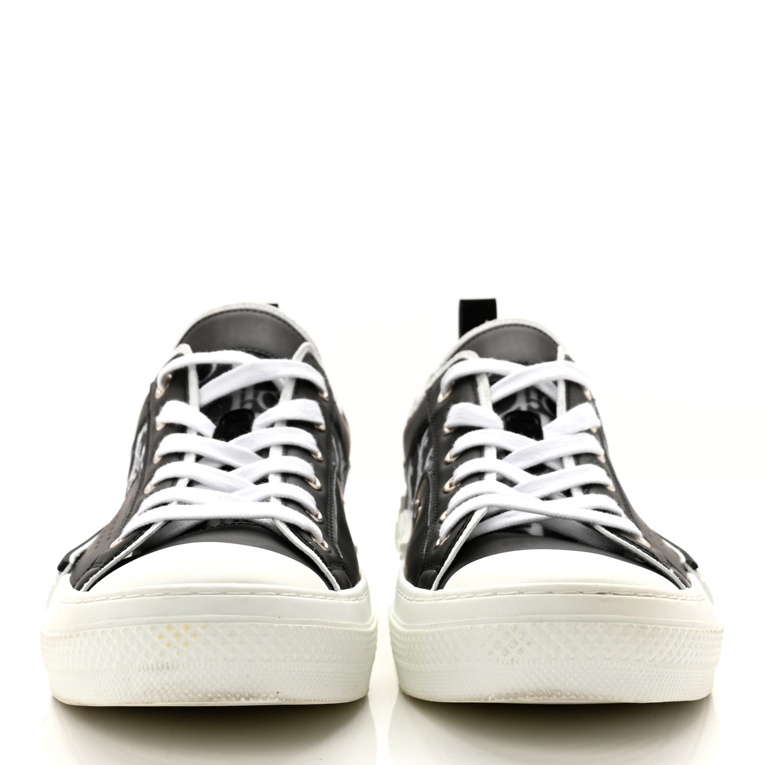 Christian Dior Technical Canvas Oblique B23 Low Top Mens Sneakers 43 Black 2 of 8