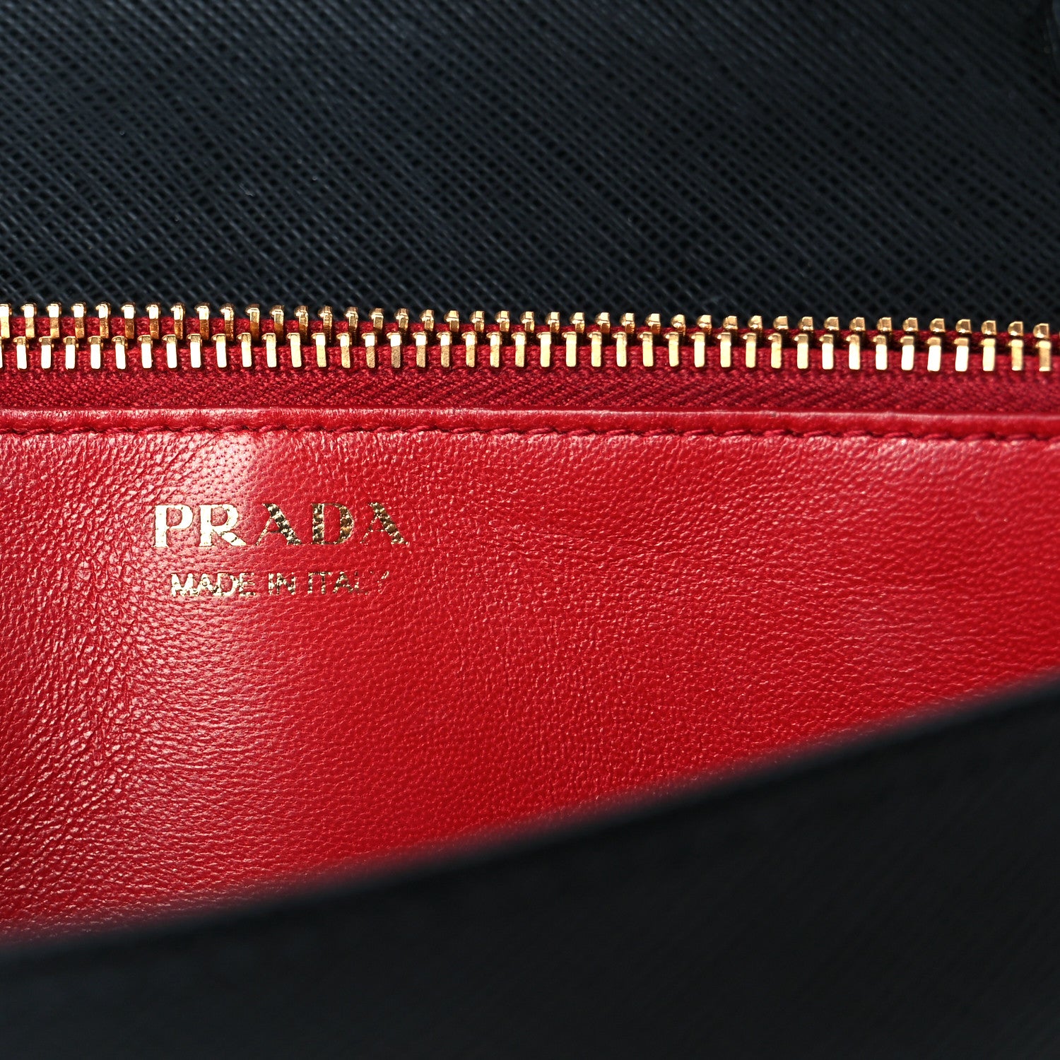 Prada Saffiano Lux Metal Logo Monochrome Mini Flap Chain Shoulder Bag Black 7 of 11