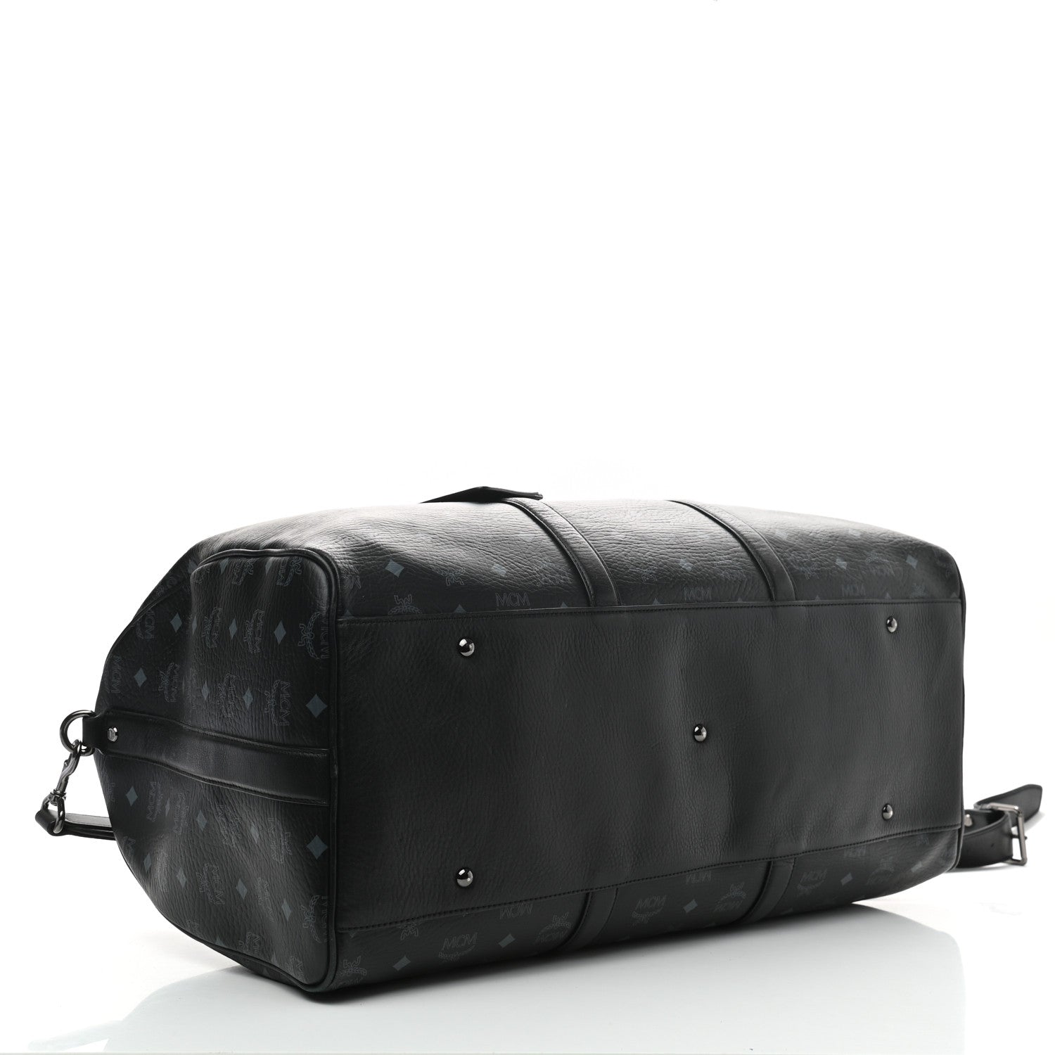 MCM Visetos XLarge Traveler Weekender Bag Black 3 of 8