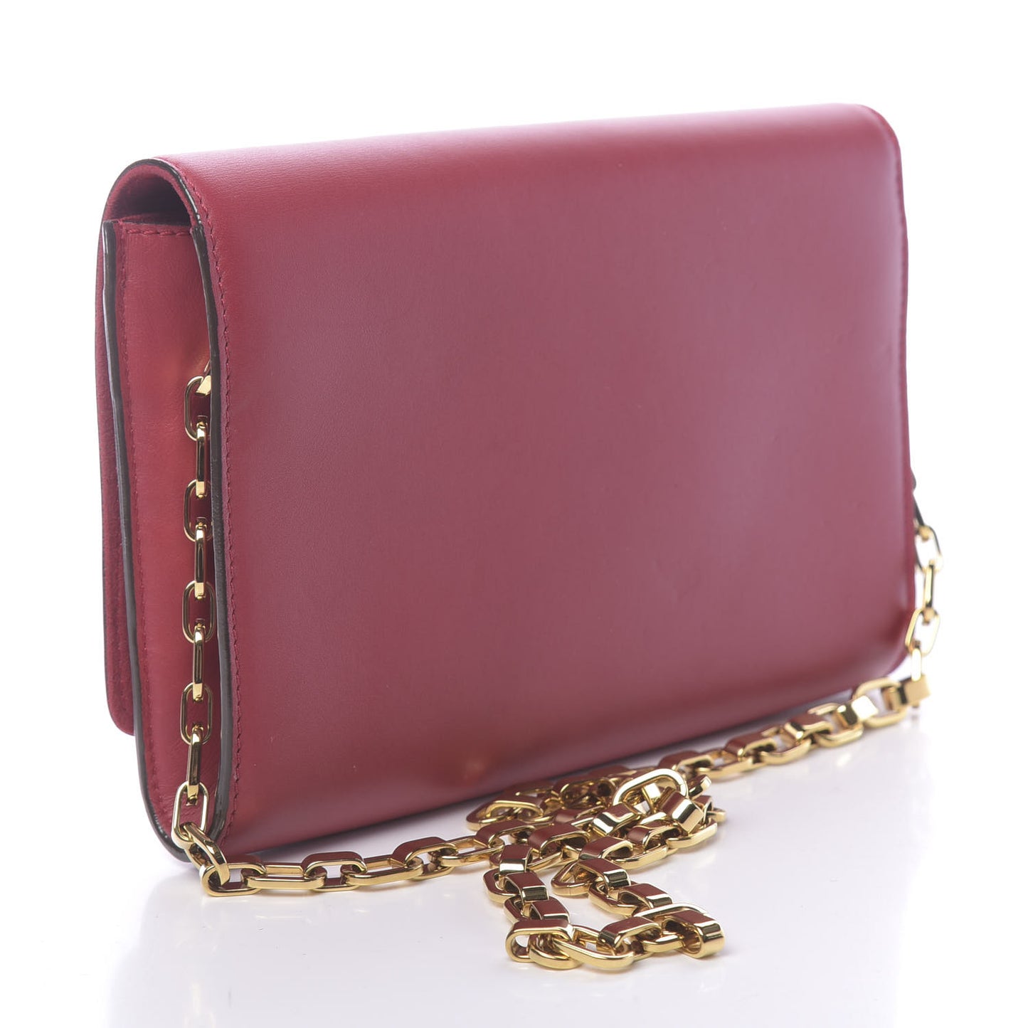 Calfskin Chain Louise GM Framboise