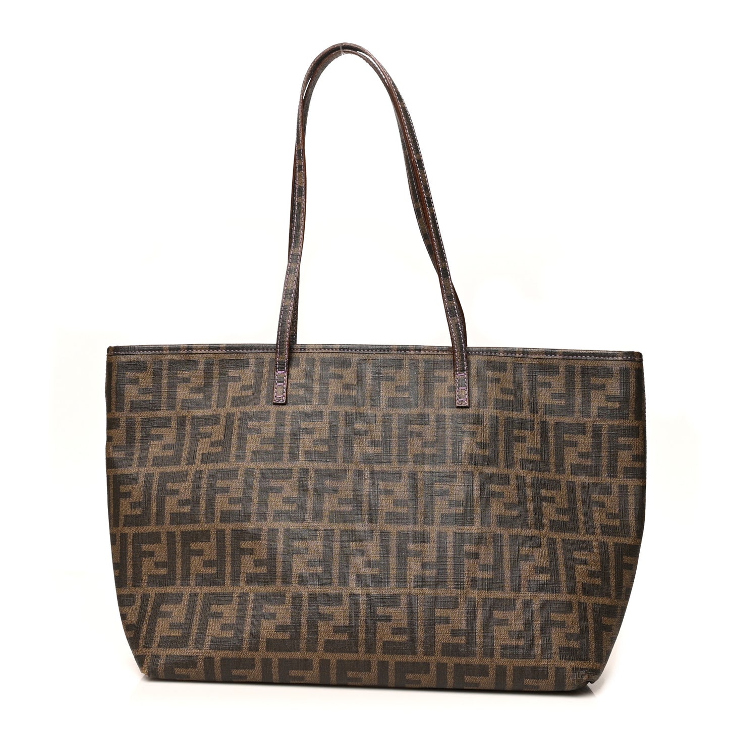 Zucca Spalmati Small Roll Tote Tobacco Viola