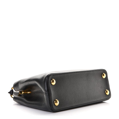 Louis Vuitton Taurillon Capucines BB Black 3 of 5