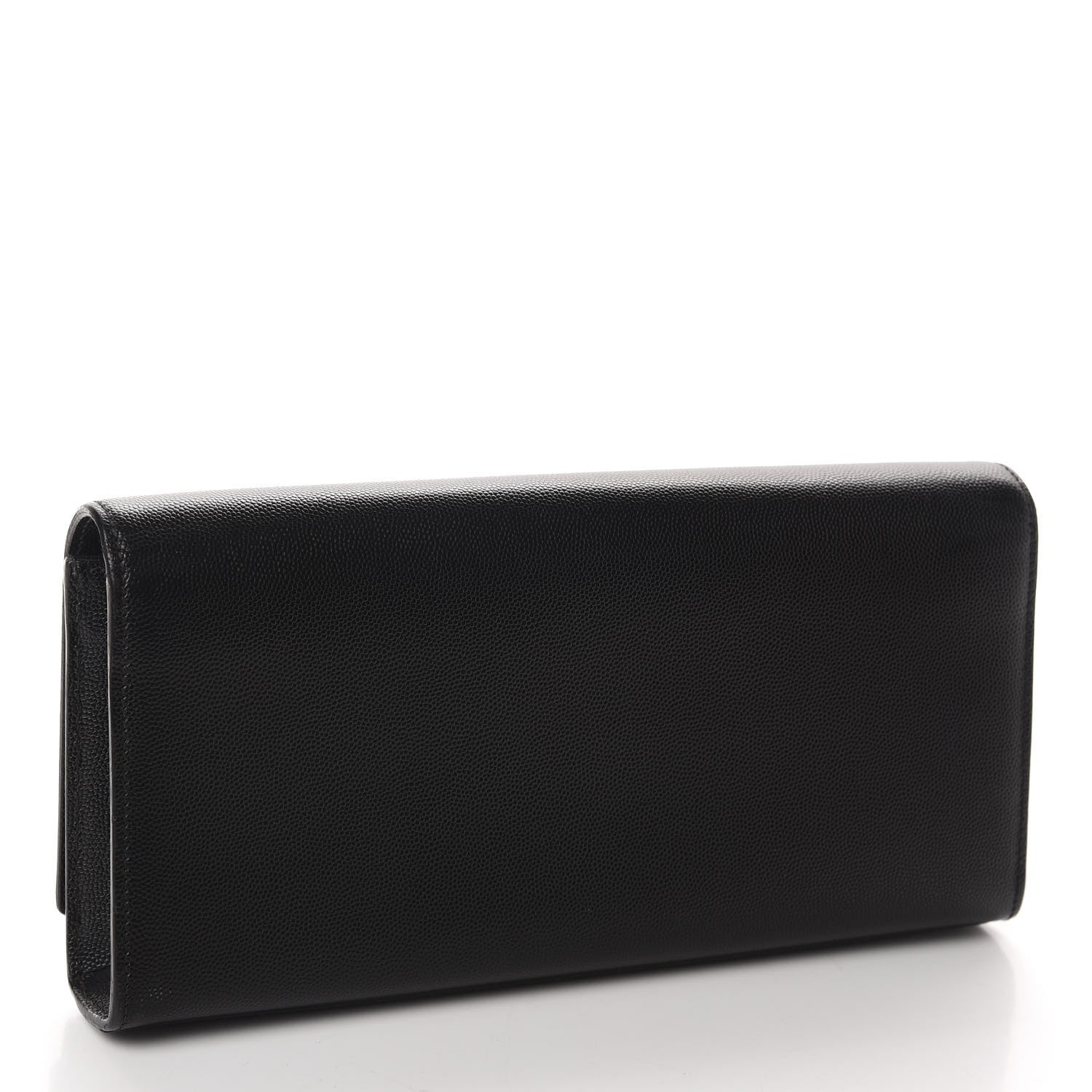 Saint Laurent Grain De Poudre Monogram Cassandre Clutch Black 3 of 10