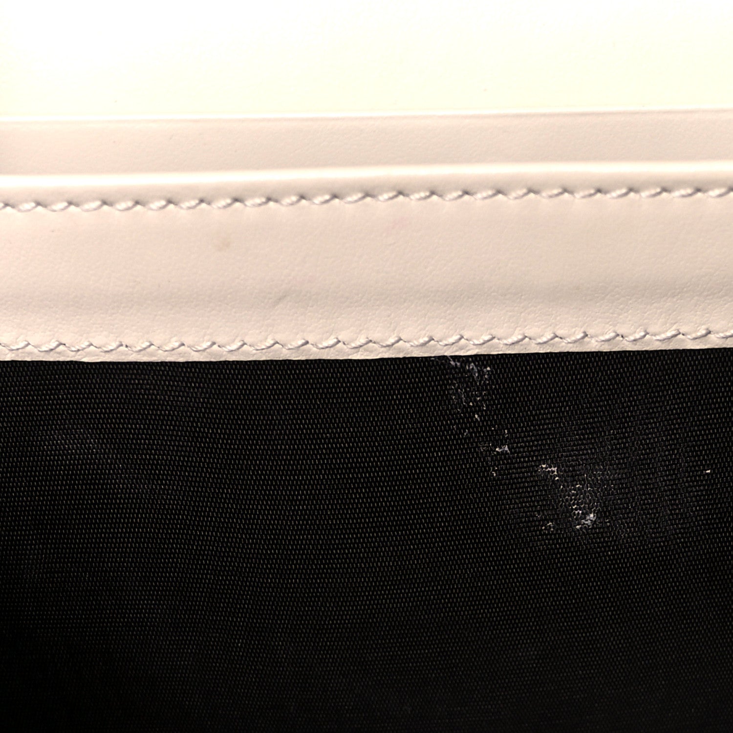 Gucci Calfskin Matelasse GG Marmont Chain Wallet Mystic White 10 of 11
