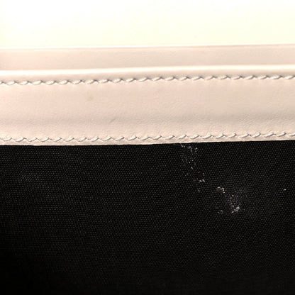 Gucci Calfskin Matelasse GG Marmont Chain Wallet Mystic White 10 of 11