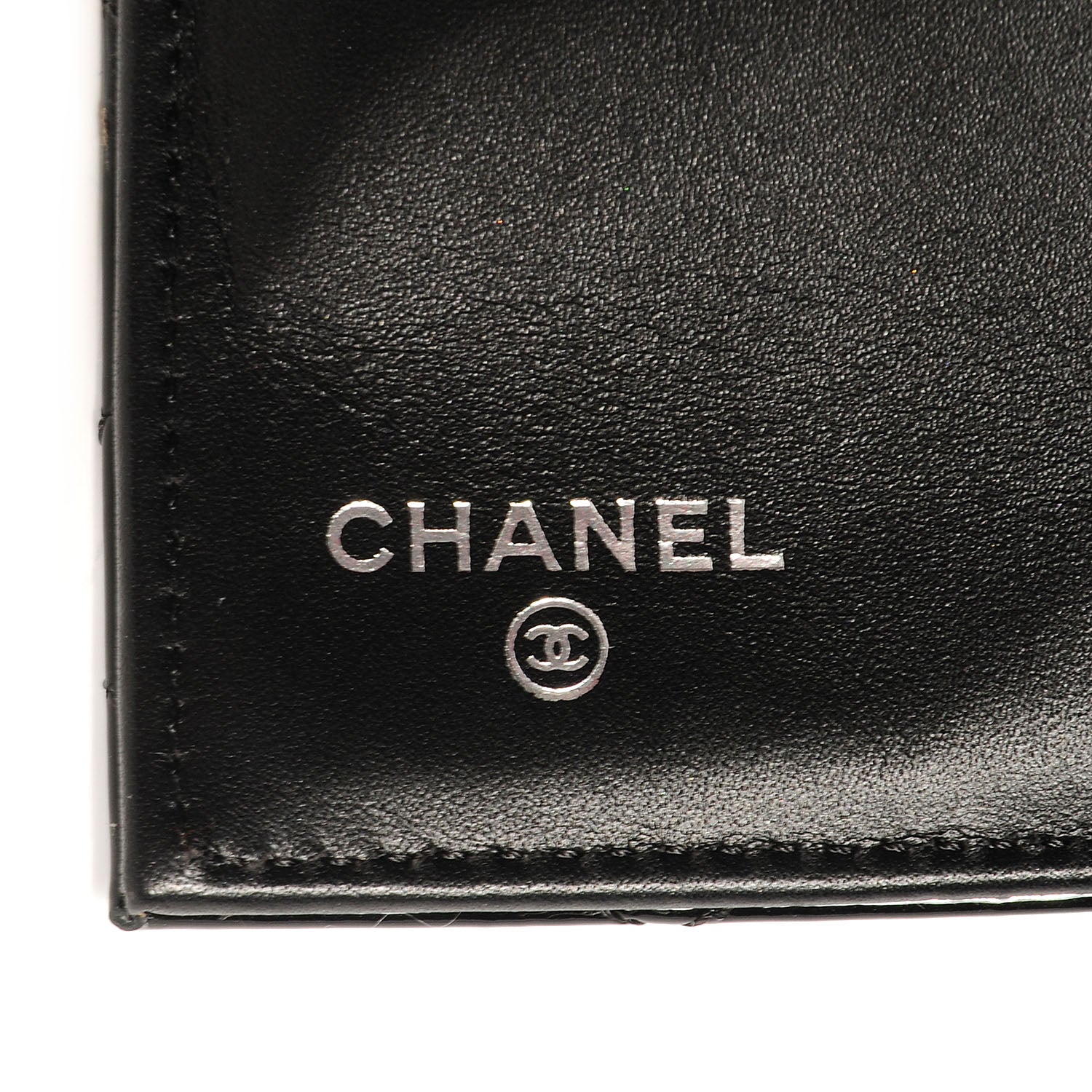 Chanel Patent Quilted Large Flap Wallet Black 7 of 8