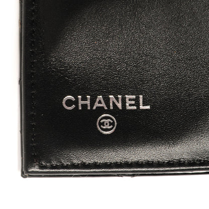 Chanel Patent Quilted Large Flap Wallet Black 7 of 8