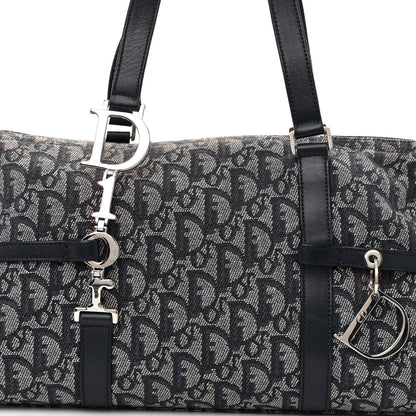 Christian Dior Denim Monogram Charms Shoulder Bag Blue 7 of 12