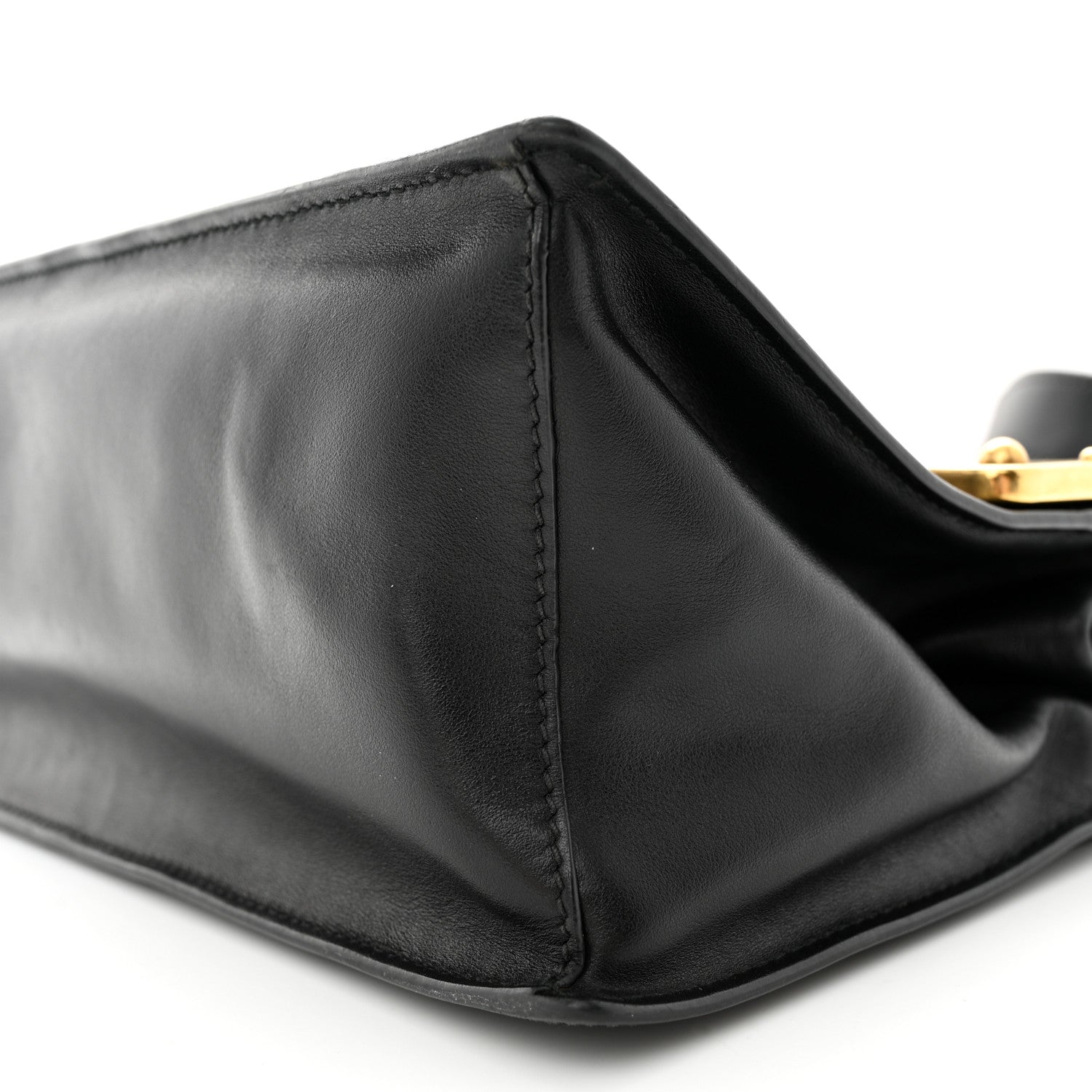 Prada City Calfskin Saffiano Cahier Top Handle Bag Black 9 of 11