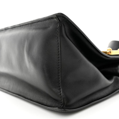 Prada City Calfskin Saffiano Cahier Top Handle Bag Black 9 of 11