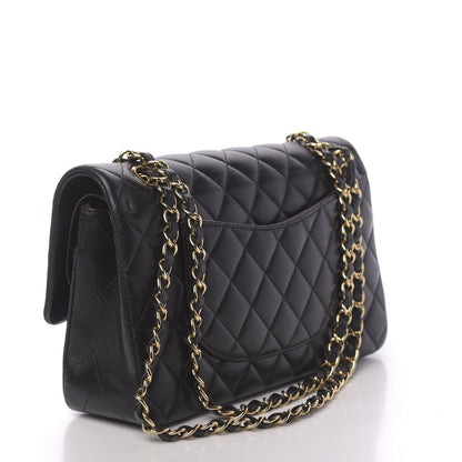 Chanel Lambskin Quilted Medium Double Flap Black 3 of 11