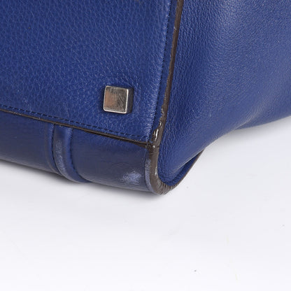 Celine Supple Calfskin Medium Phantom Luggage Indigo 17 of 24