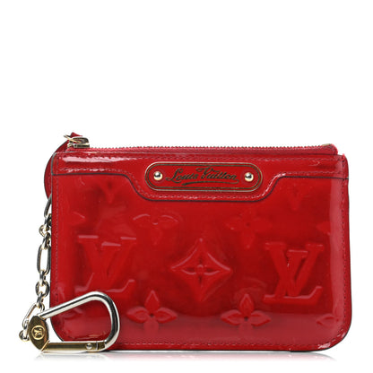 Louis Vuitton Vernis Key Pouch Cherry 1 of 6