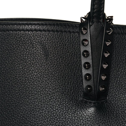 Christian Louboutin Calfskin Spikes East West Cabata Tote Black 15 of 15