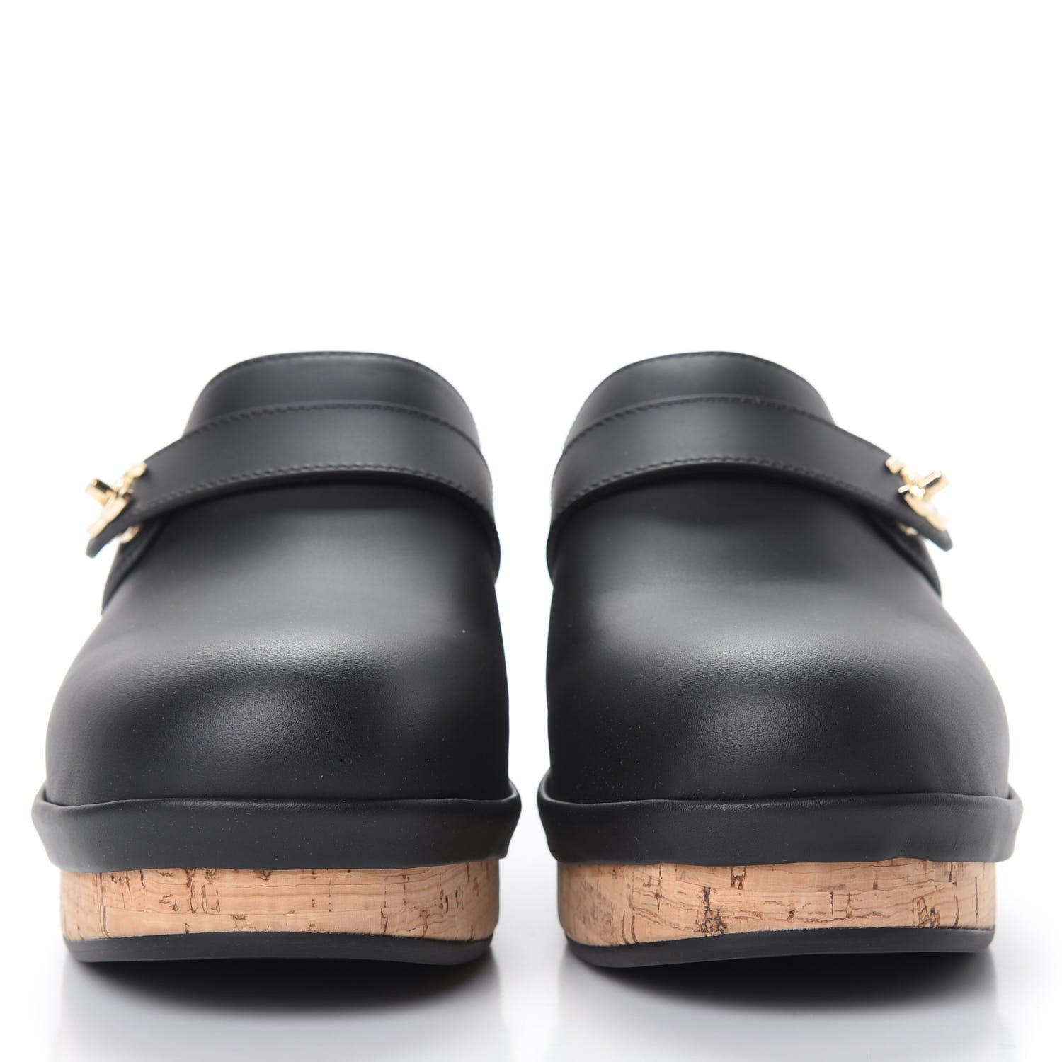 Chanel Calfskin CC Turn Lock Clogs 40 Black 2 of 10