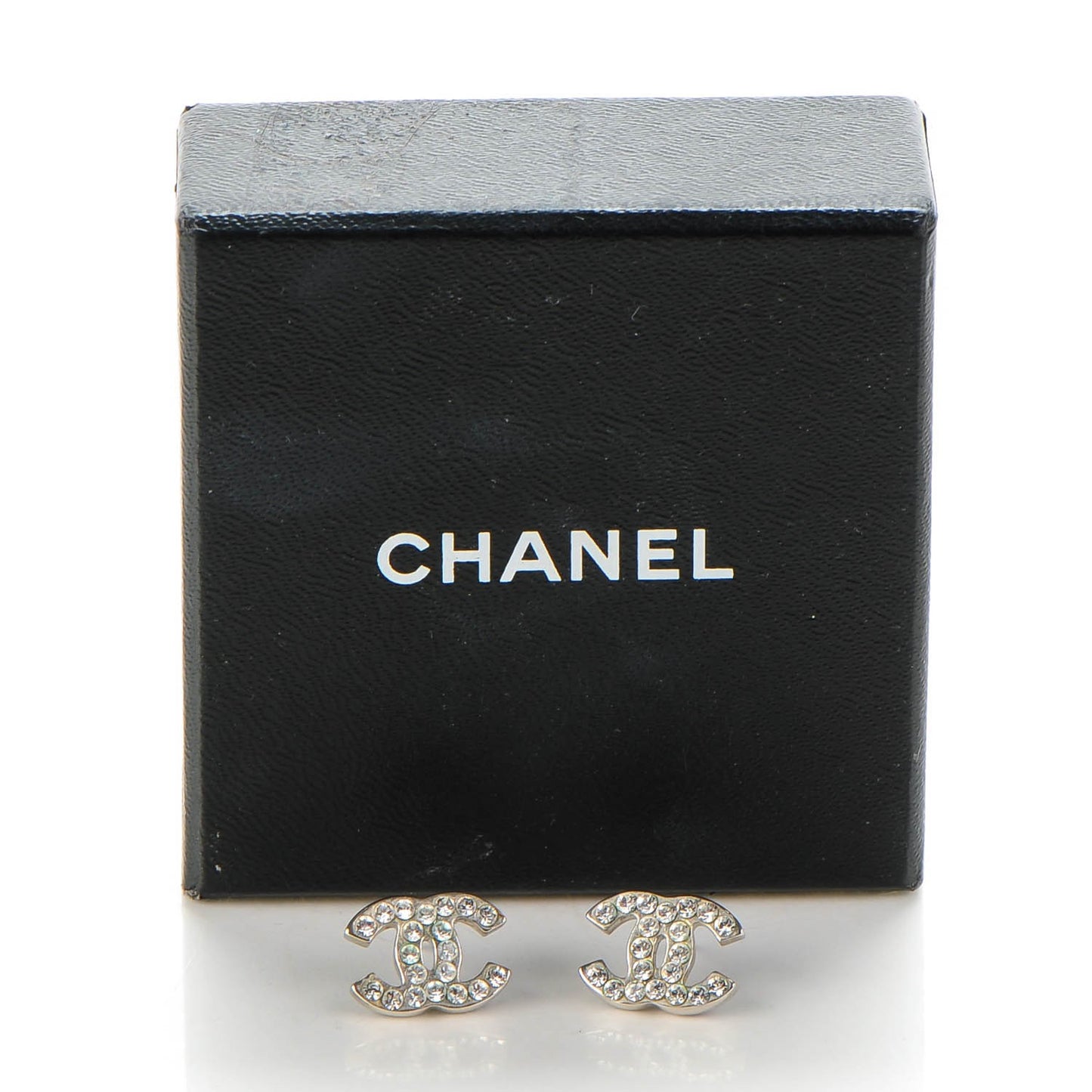 Crystal Timeless CC Earrings Silver