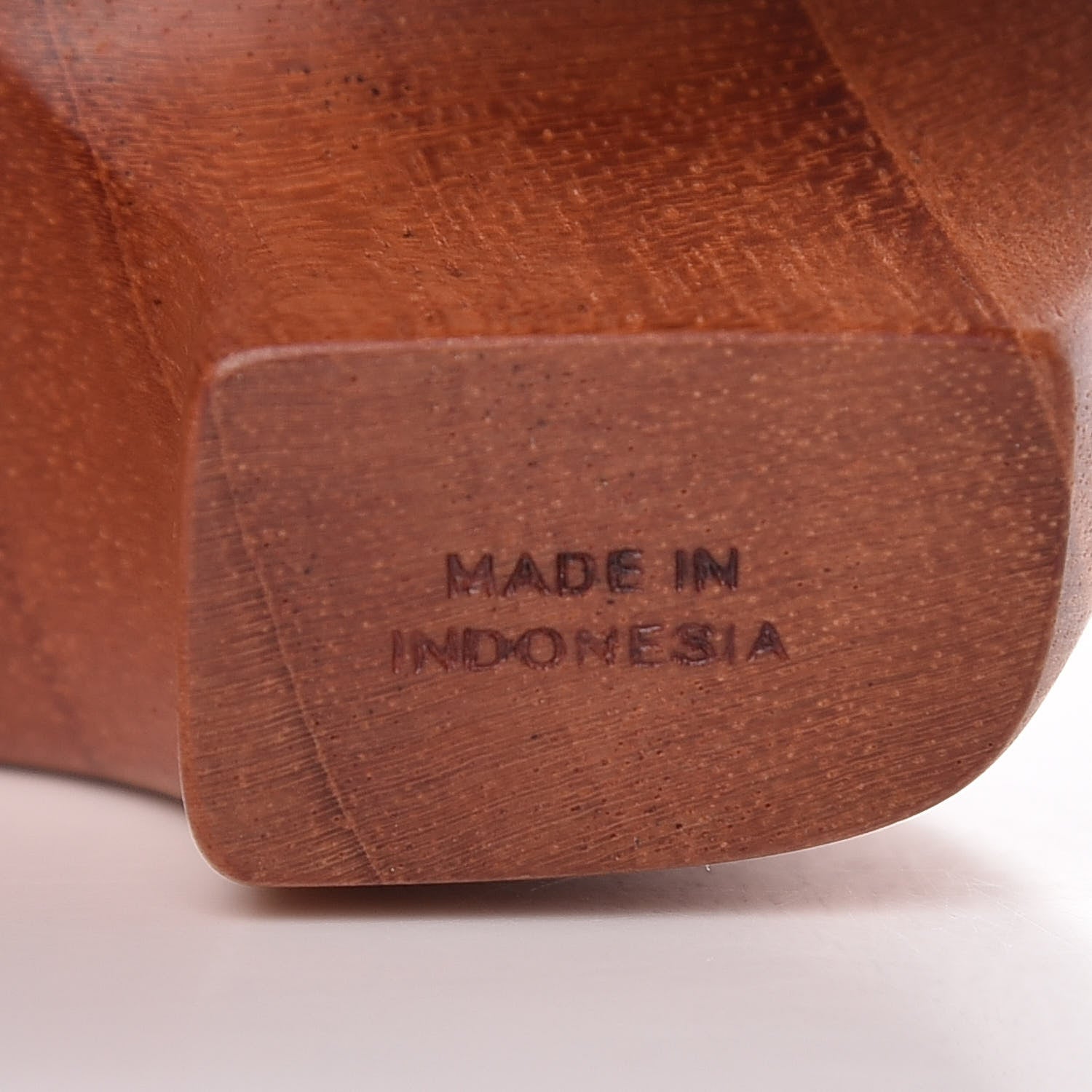 Hermes Mahogany Wood Elephant Lao Paperweight Naturel 12 of 13