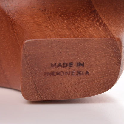 Hermes Mahogany Wood Elephant Lao Paperweight Naturel 12 of 13