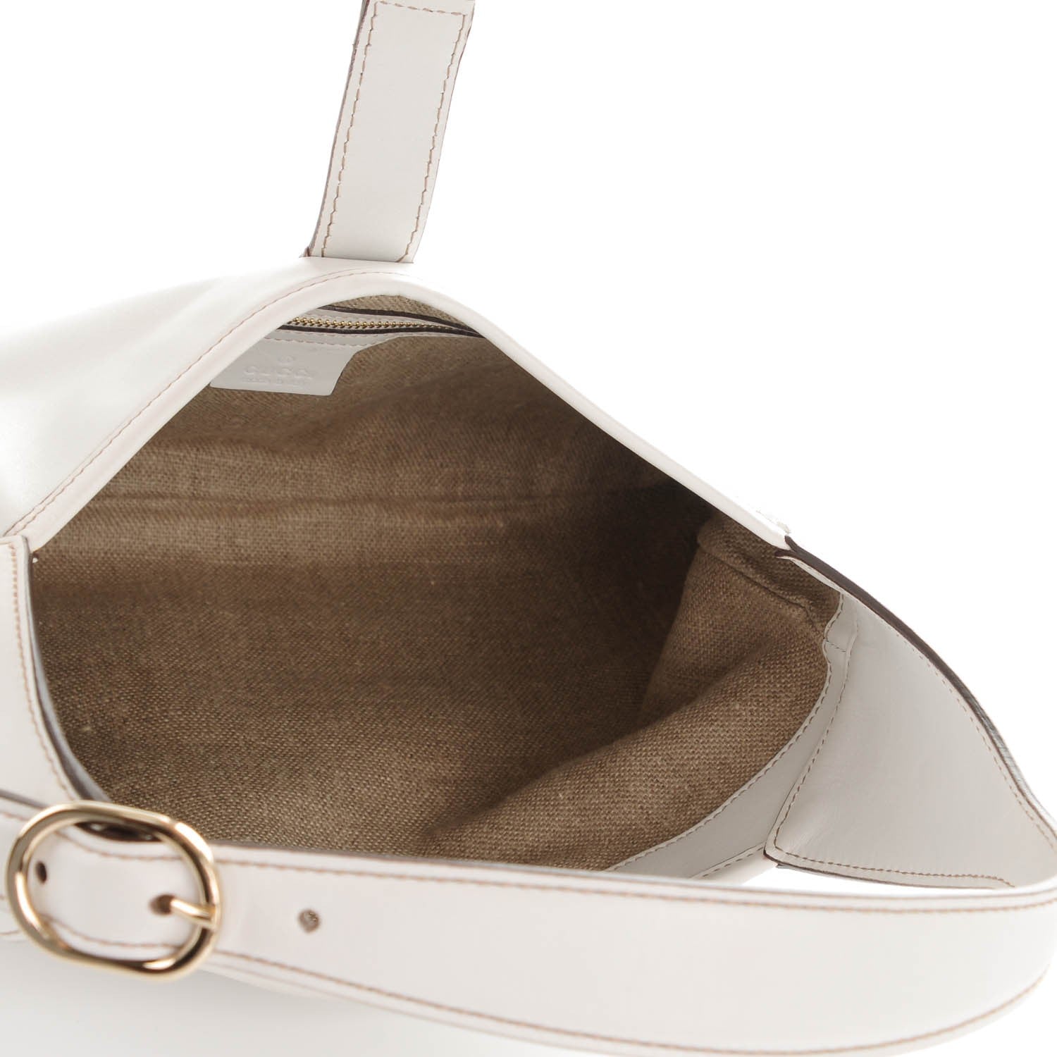 Gucci Calfskin Medium Jackie O Bouvier Hobo White 5 of 7