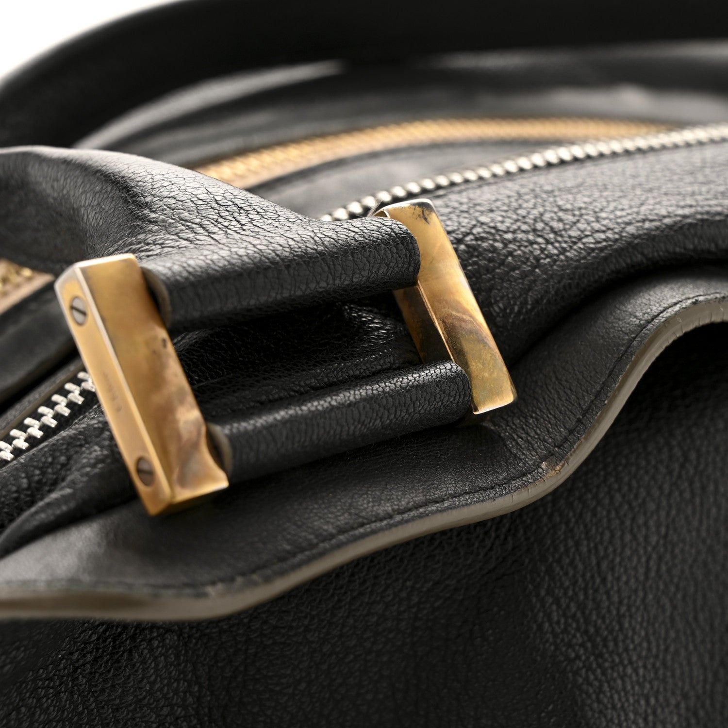 Chloe Goatskin Large Dalston Satchel Black 12 of 16