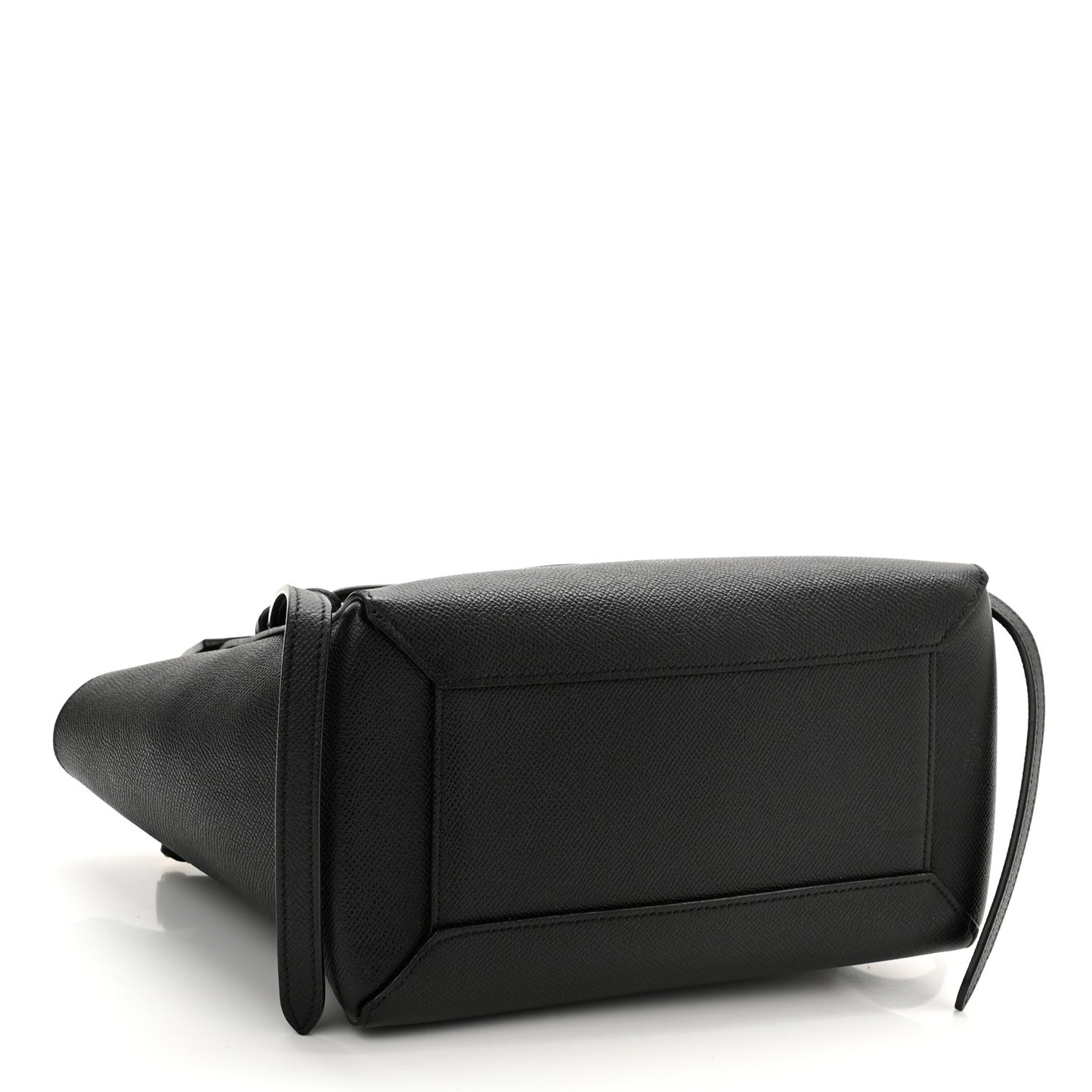 Grained Calfskin Mini Belt Bag Black