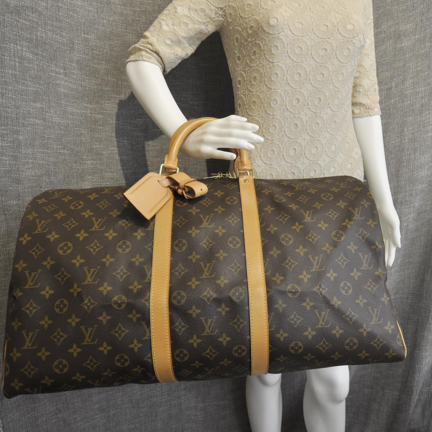 Louis Vuitton Monogram Keepall 55 2 of 7