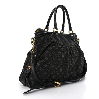 Louis Vuitton Denim Neo Cabby GM Black 3 of 8