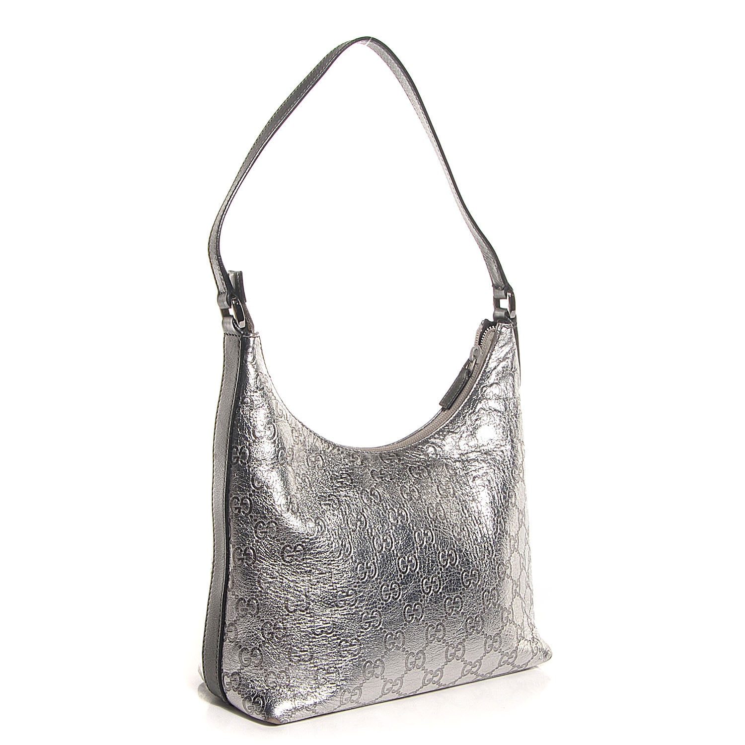 Gucci Guccissima Hobo Silver 3 of 7