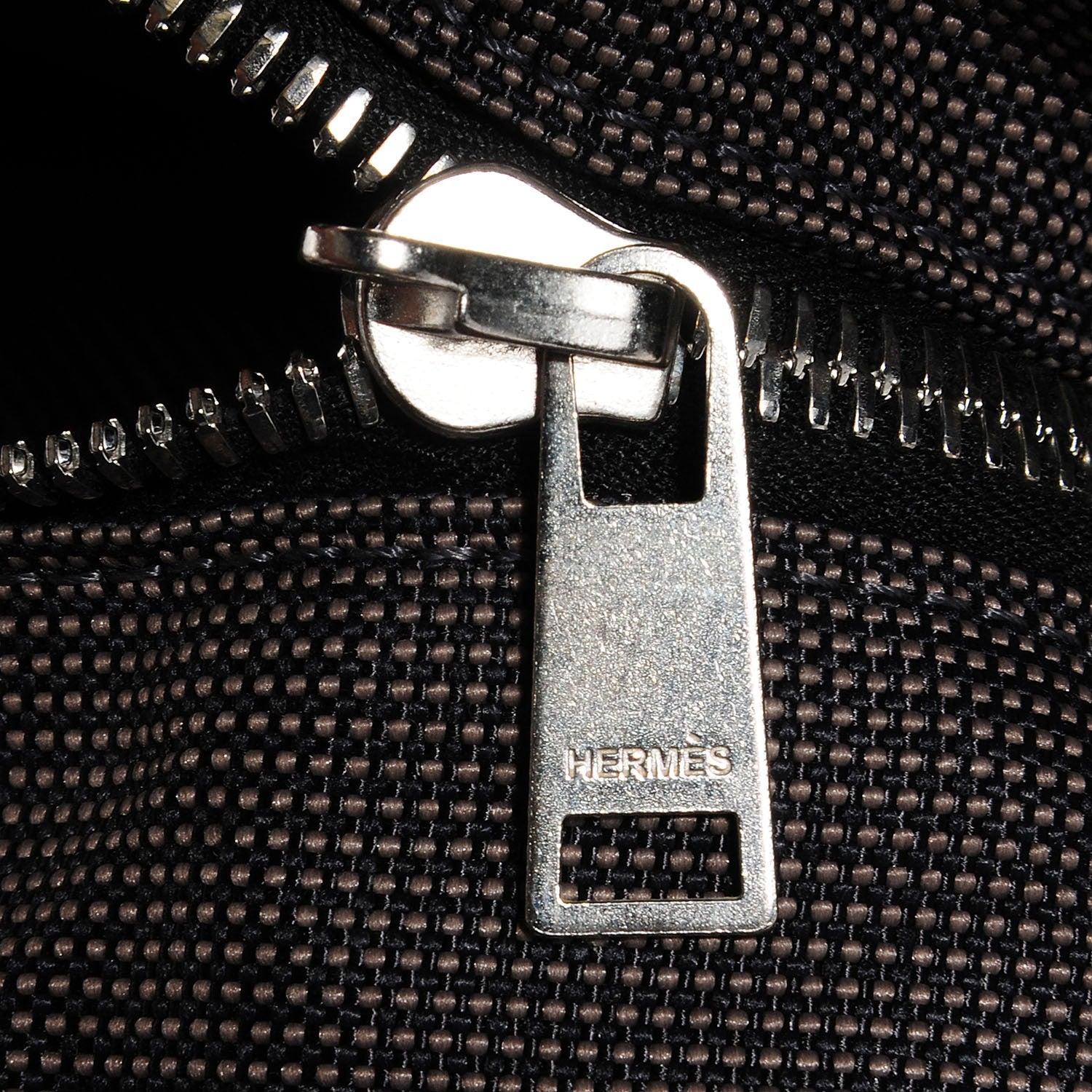 Hermes Canvas Herline Tote GM Grey 8 of 12