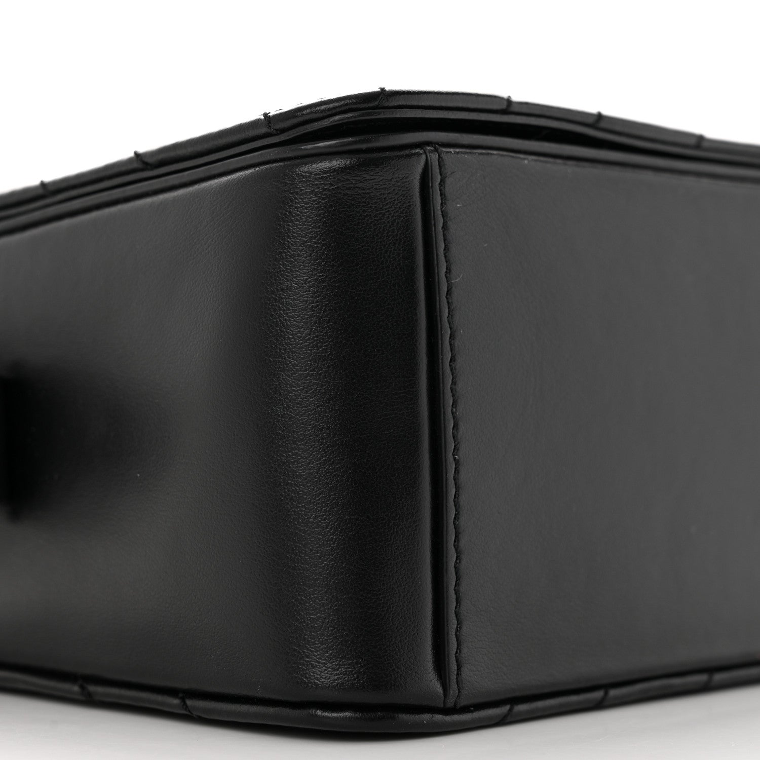 Off-White Calfskin Padded Diag Binder Flap Bag Black 10 of 18
