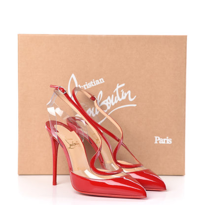 Christian Louboutin Patent PVC Cupidetta 100 Pumps 36 Loubi Transparent 8 of 8