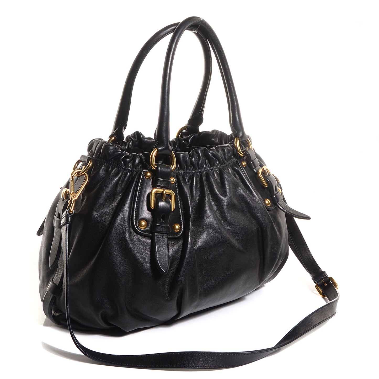 Soft Calf Shopping Bag Nero Black
